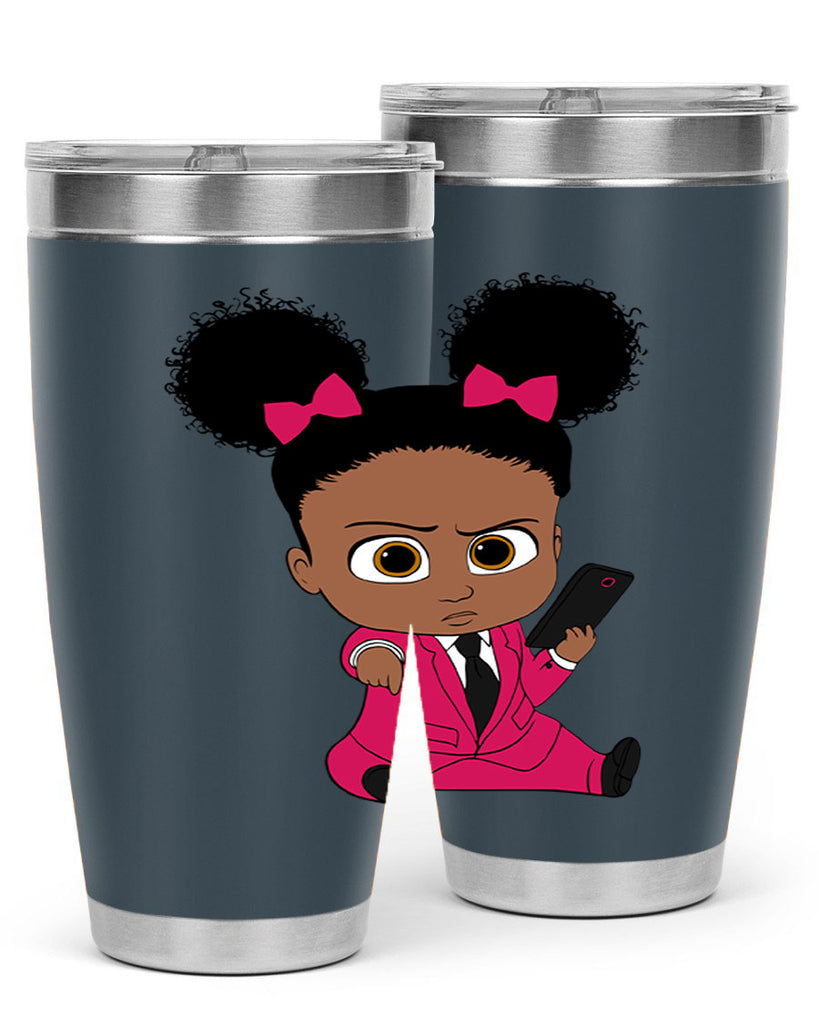 Black girl style 3#- women-girls- Tumbler
