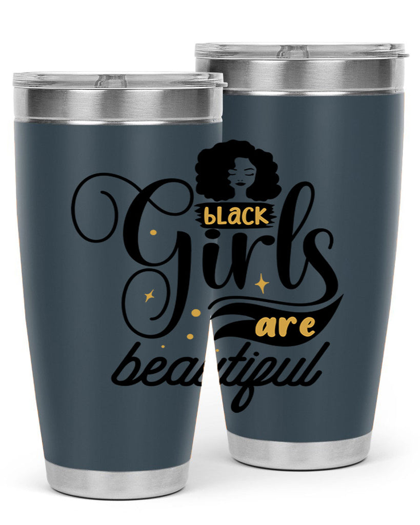 Black girls are beautiful Style 58#- women-girls- Tumbler