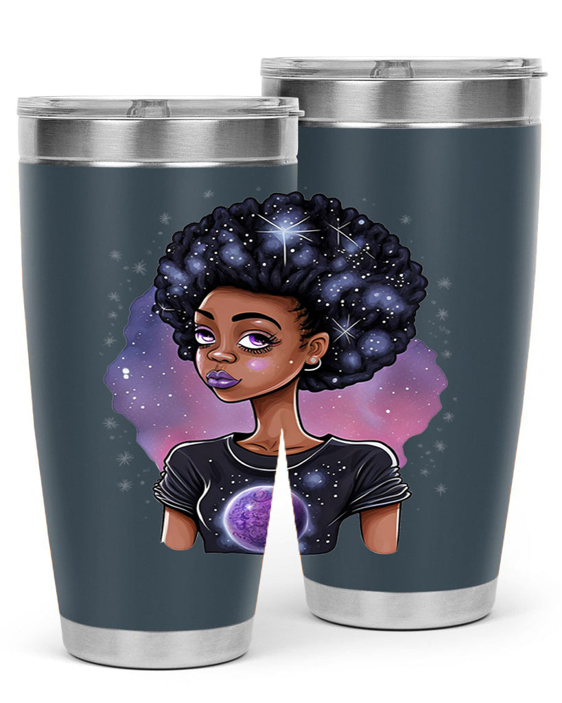 Sparkling Black Girl Design 11#- women-girls- Tumbler