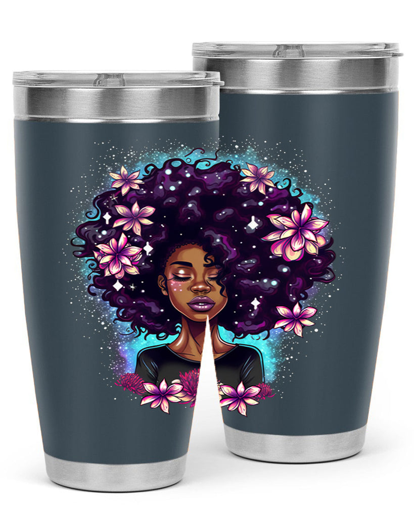 Sparkling Black Girl Design 3#- women-girls- Tumbler