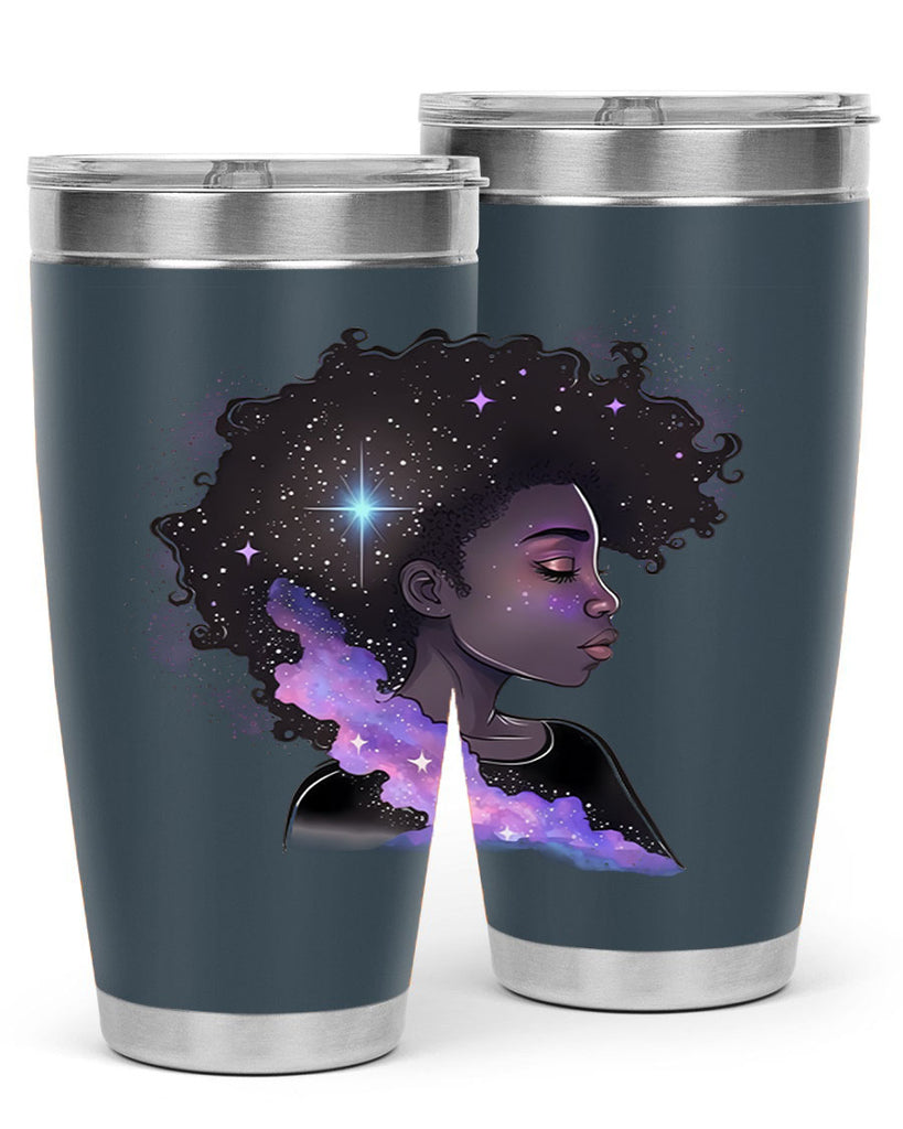 Sparkling Black Girl Design 4#- women-girls- Tumbler
