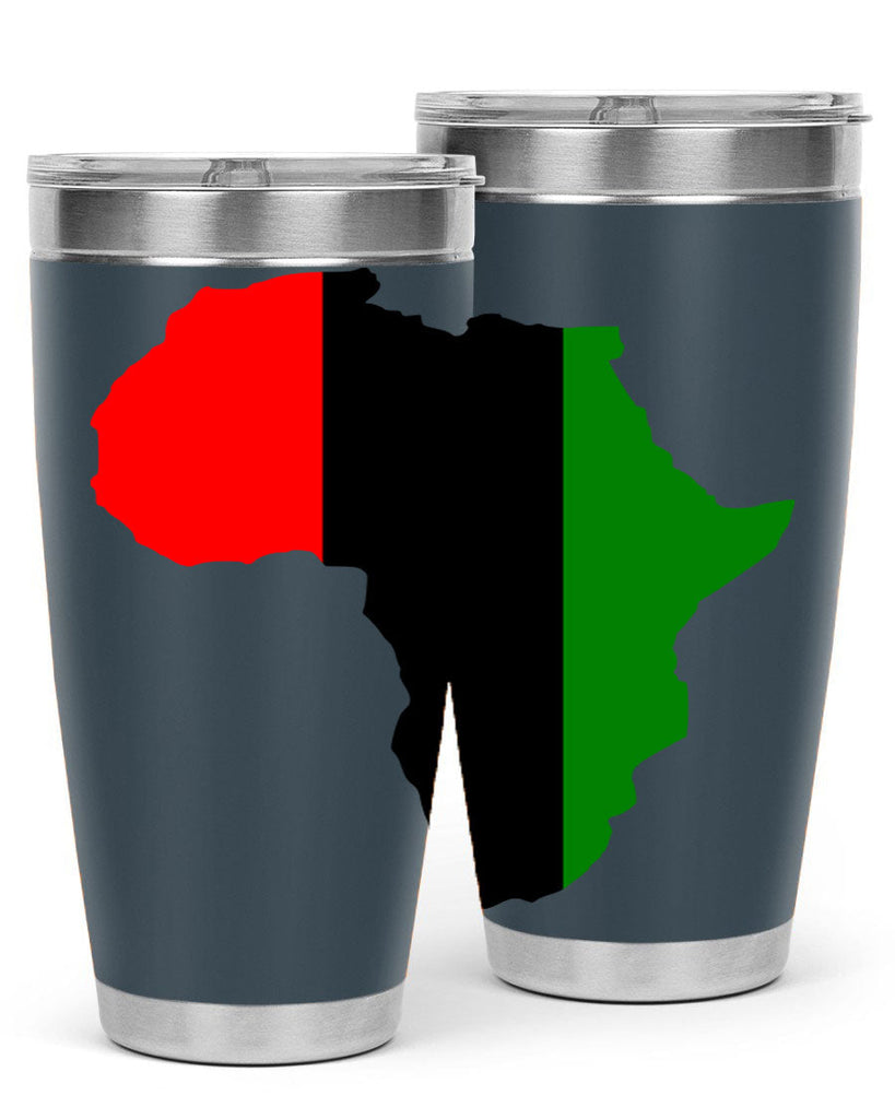 africamap 275#- black words phrases- Cotton Tank