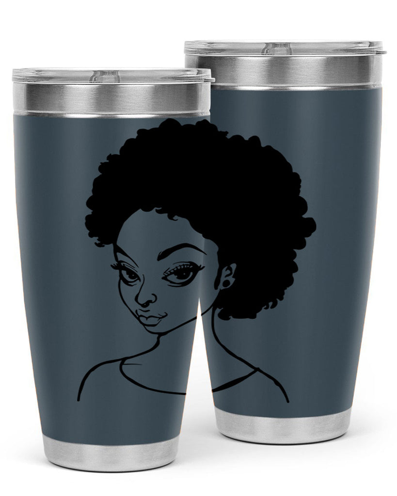 afro woman girl lady 68#- women-girls- Tumbler