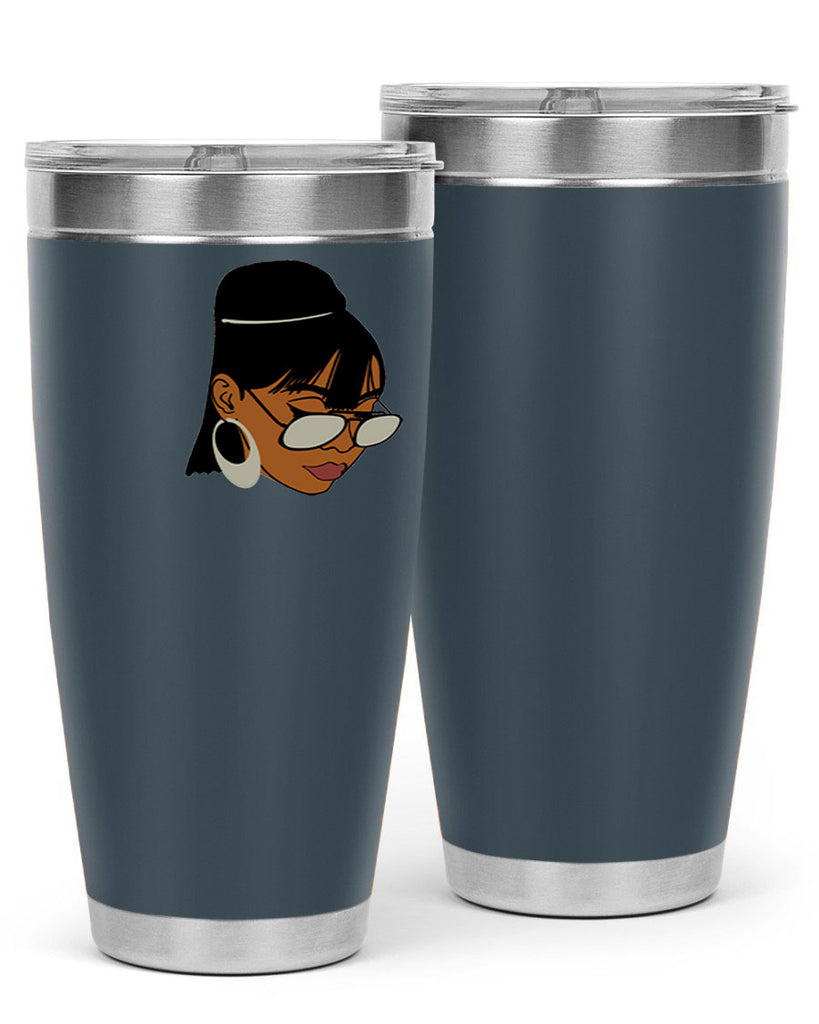 black afro 40#- women-girls- Tumbler