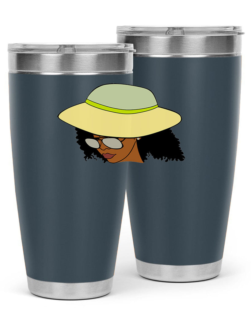black afro 45#- women-girls- Tumbler