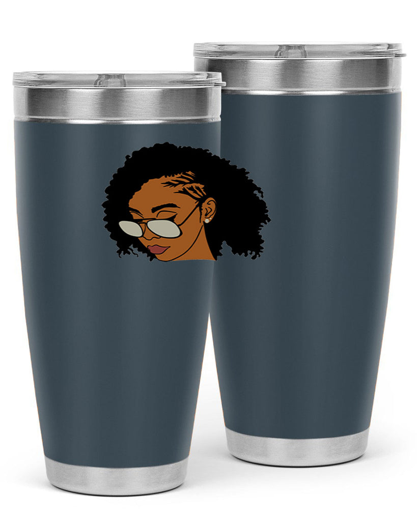 black afro 47#- women-girls- Tumbler