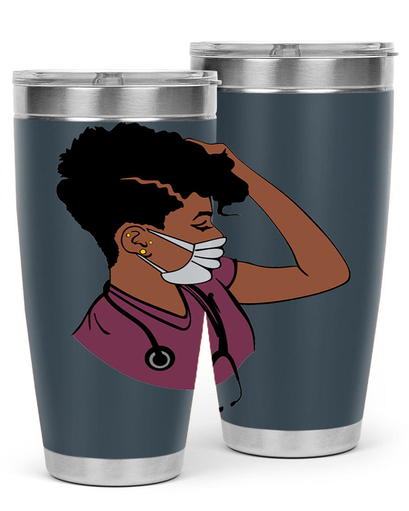 black nurse 1#- women-girls- Tumbler
