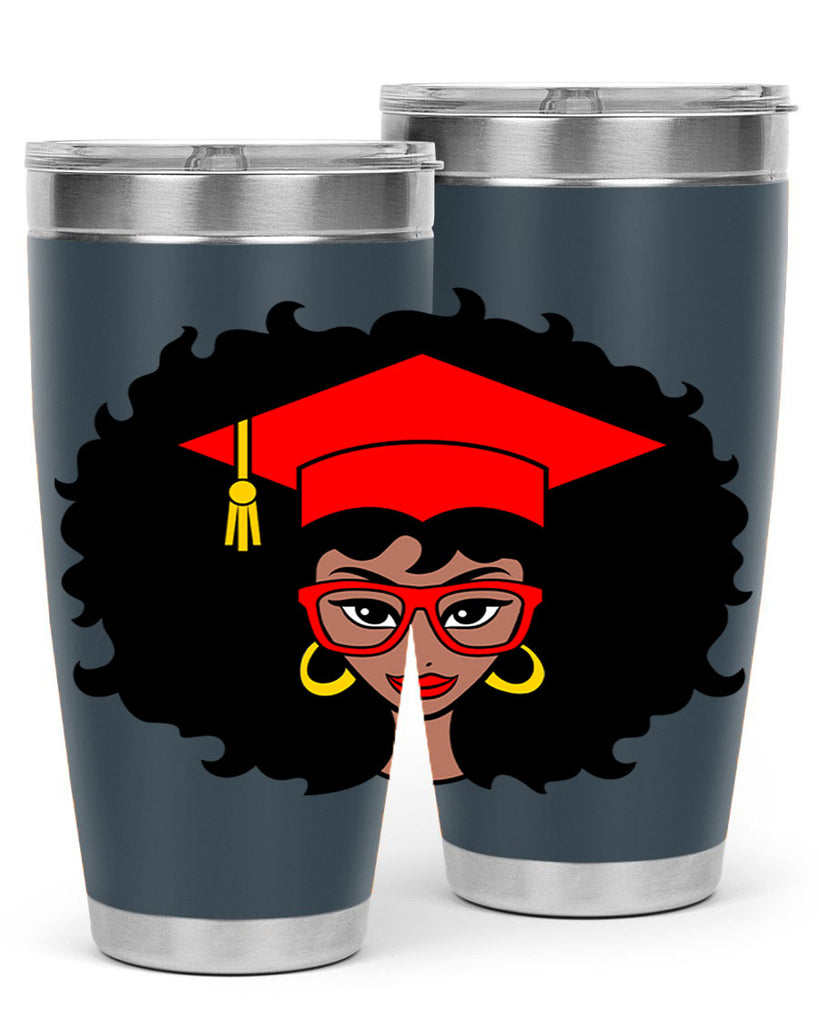graduation black woman 32#- women-girls- Tumbler