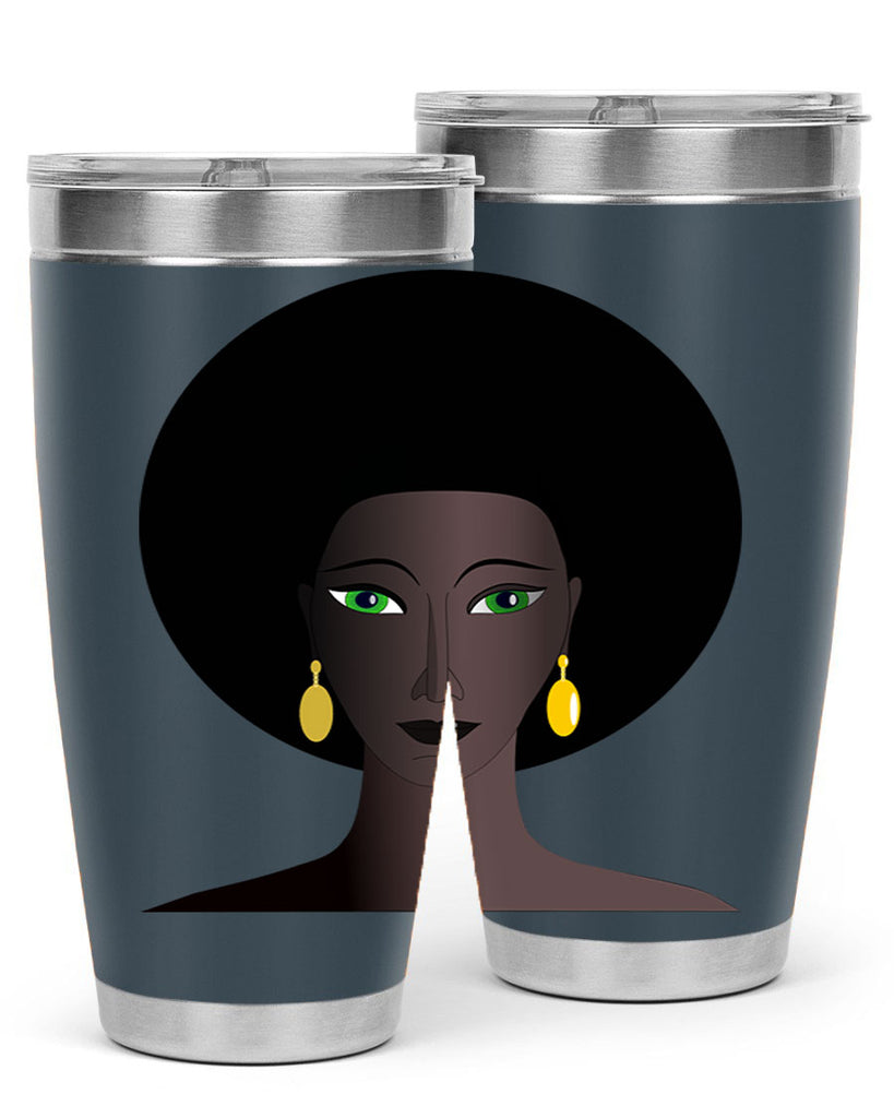 machovka black woman with green eyes 27#- women-girls- Tumbler