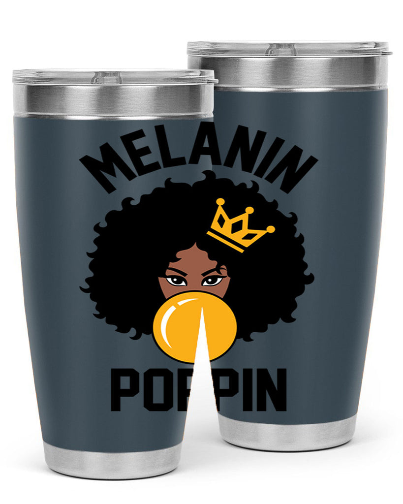 melanin poppin afro girl 25#- women-girls- Tumbler