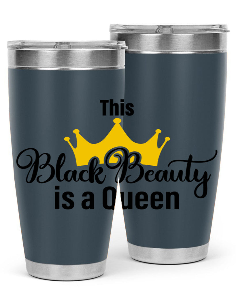 this black beauty is a queen Style 3#- women-girls- Tumbler
