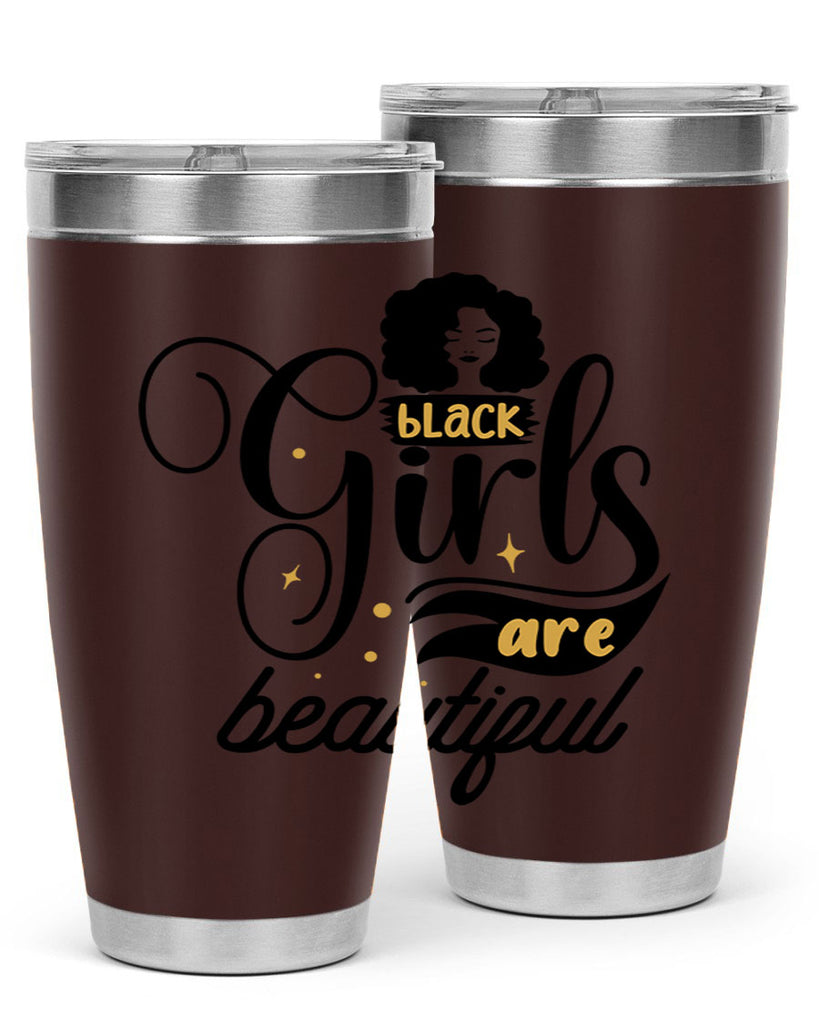 Black girls are beautiful Style 58#- women-girls- Tumbler