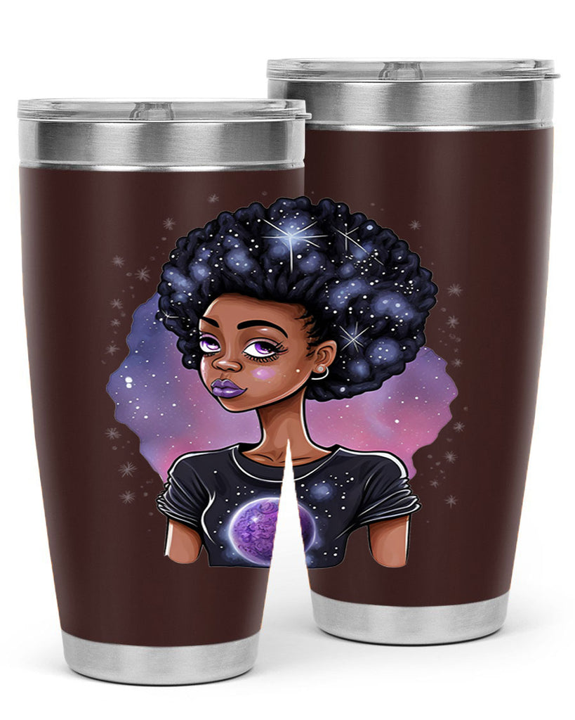 Sparkling Black Girl Design 11#- women-girls- Tumbler