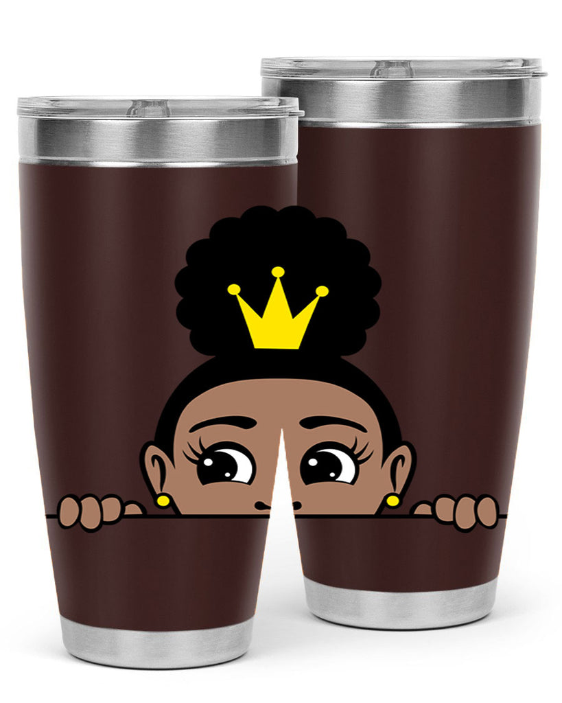afro puff crown girl 2#- women-girls- Tumbler
