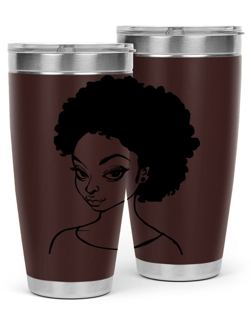 afro woman girl lady 68#- women-girls- Tumbler