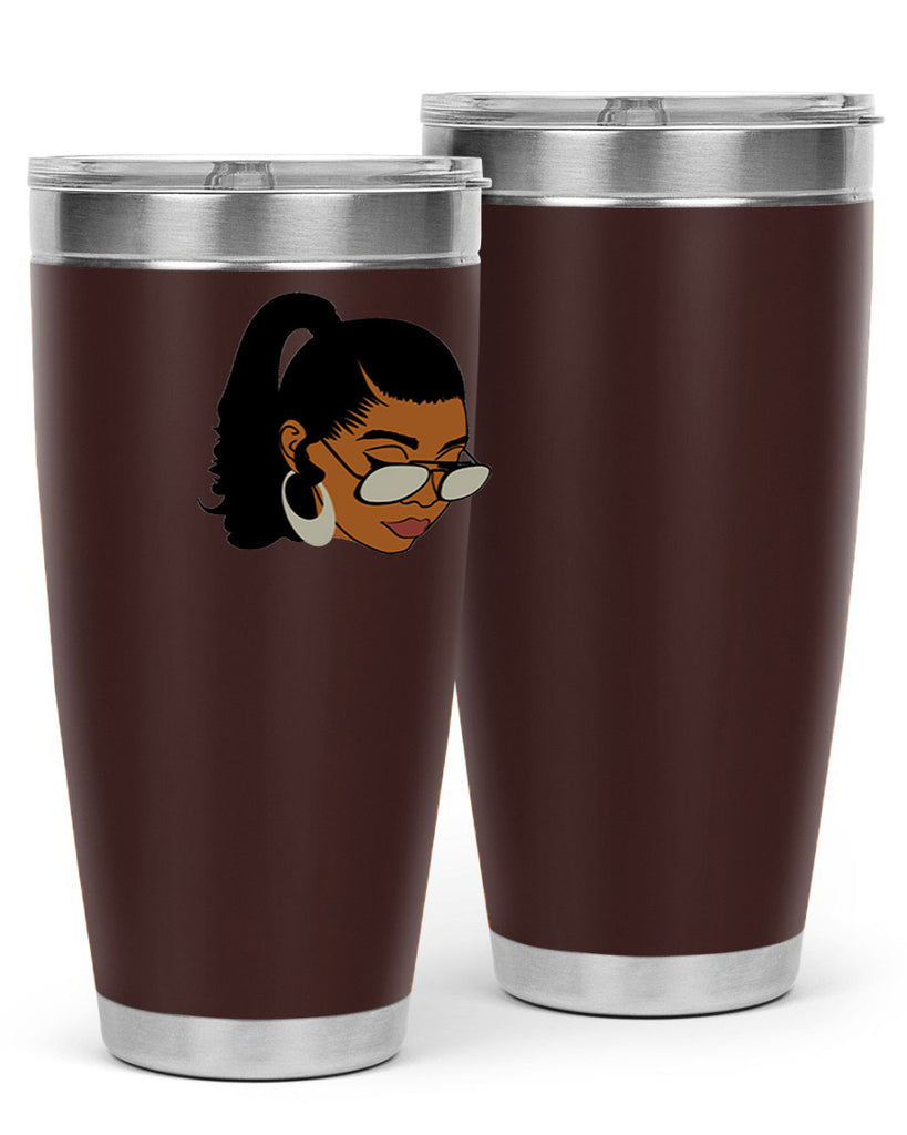 black afro 42#- women-girls- Tumbler