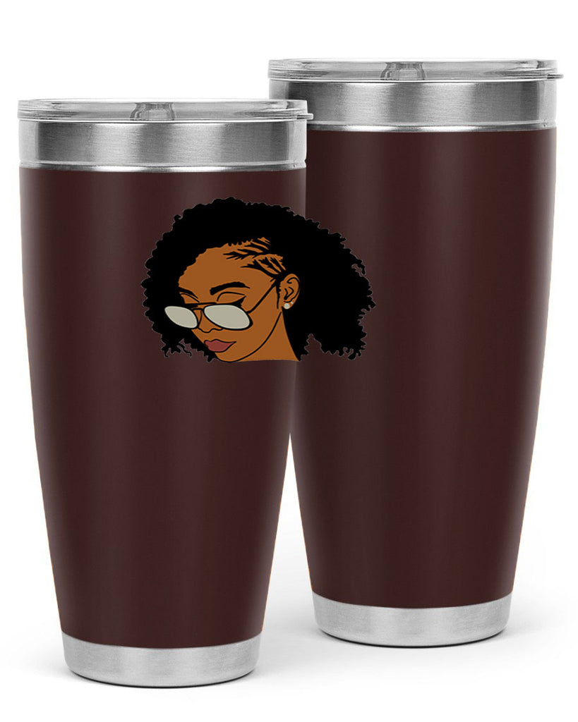 black afro 47#- women-girls- Tumbler