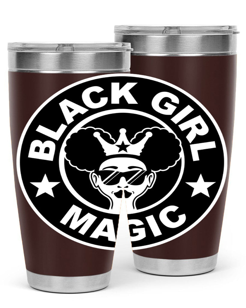 black girl magic coffee 57#- women-girls- Tumbler
