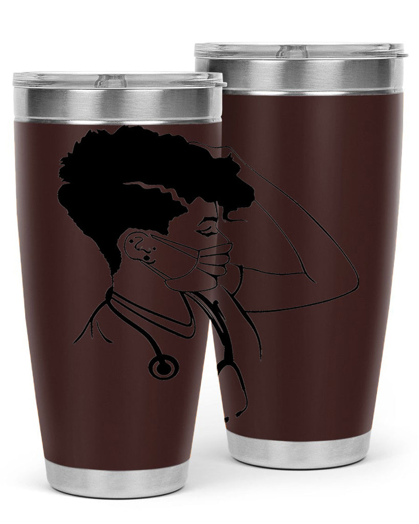 black nurse 3#- women-girls- Tumbler