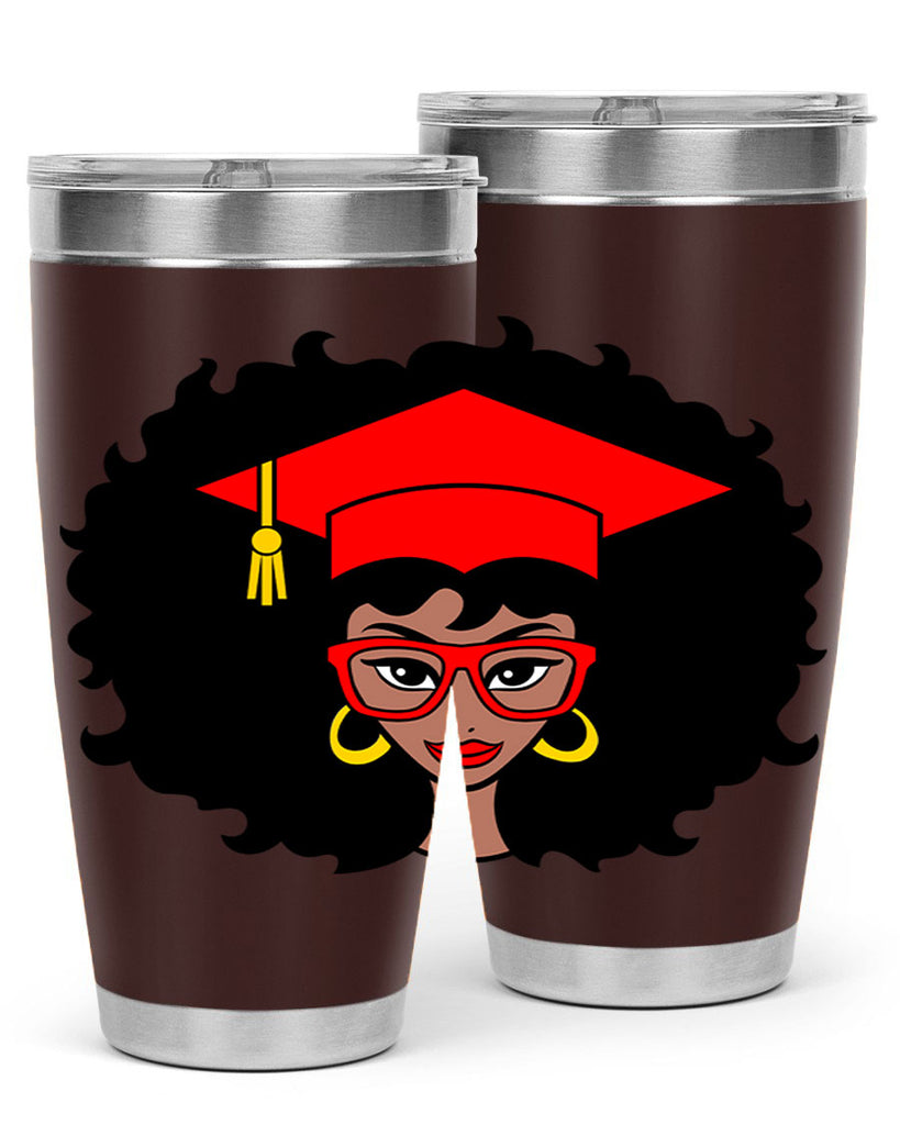 graduation black woman 32#- women-girls- Tumbler