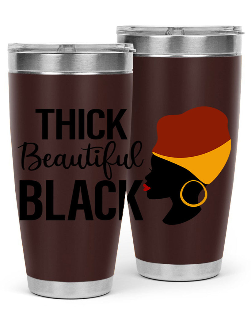 thick beautiful black Style 4#- women-girls- Tumbler