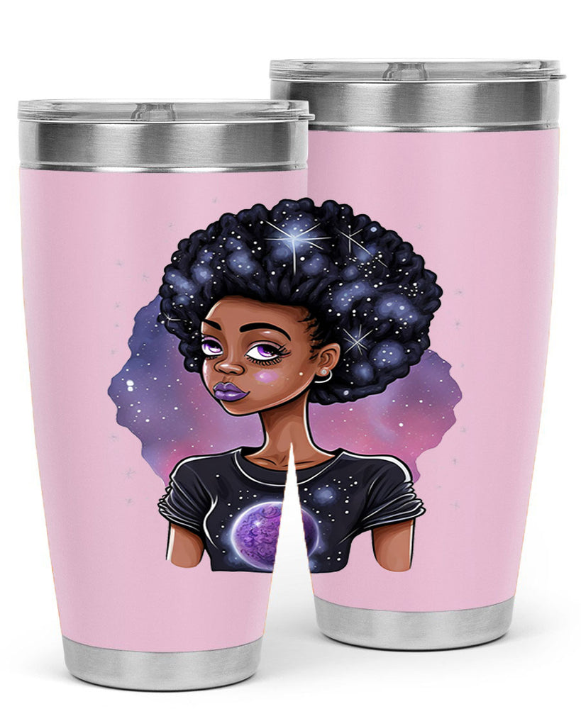 Sparkling Black Girl Design 11#- women-girls- Tumbler