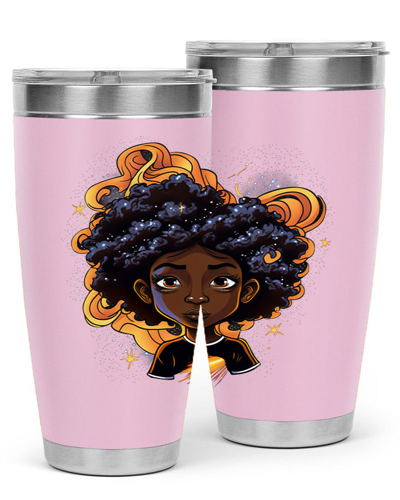 Sparkling Black Girl Design 12#- women-girls- Tumbler