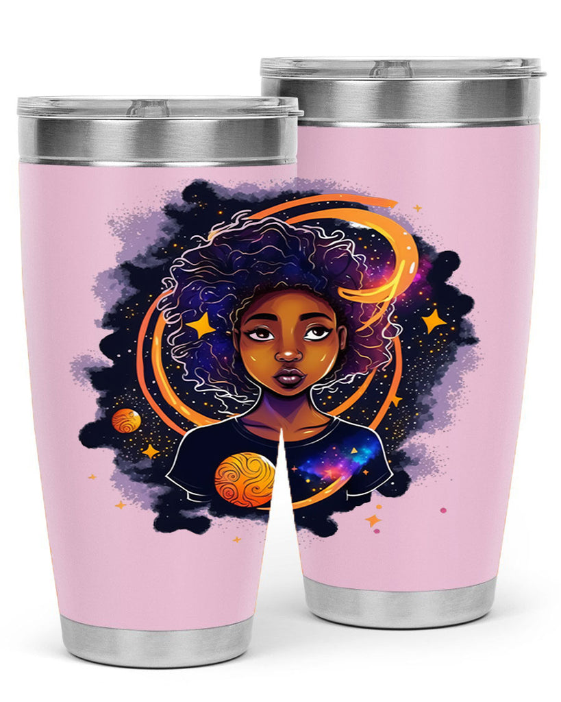 Sparkling Black Girl Design 19#- women-girls- Tumbler