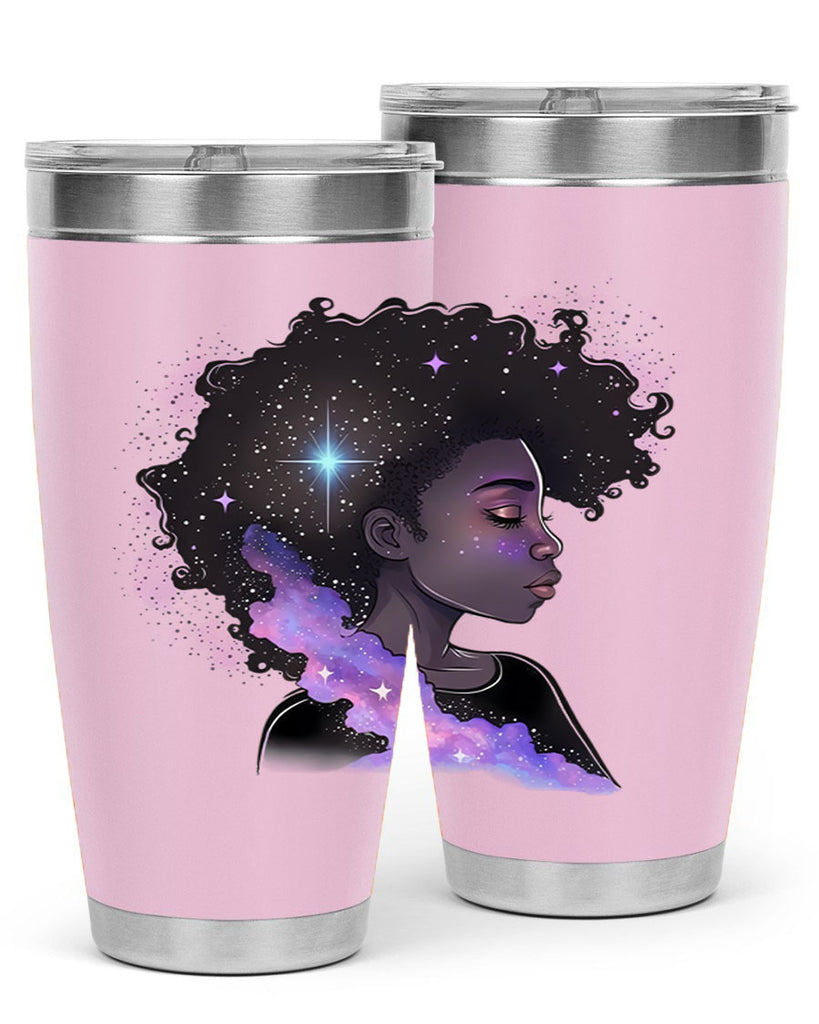 Sparkling Black Girl Design 4#- women-girls- Tumbler