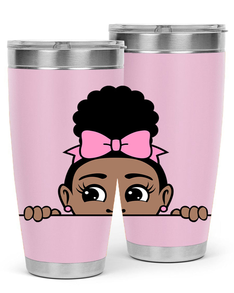 afro puff crown girl 3#- women-girls- Tumbler
