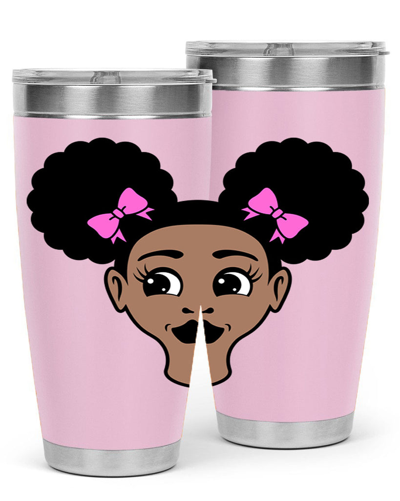 afro puffs girl 76#- women-girls- Tumbler