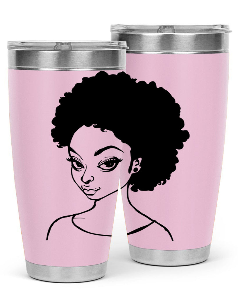 afro woman girl lady 68#- women-girls- Tumbler
