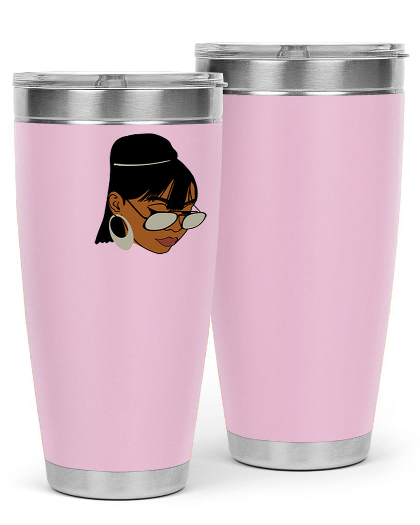 black afro 40#- women-girls- Tumbler