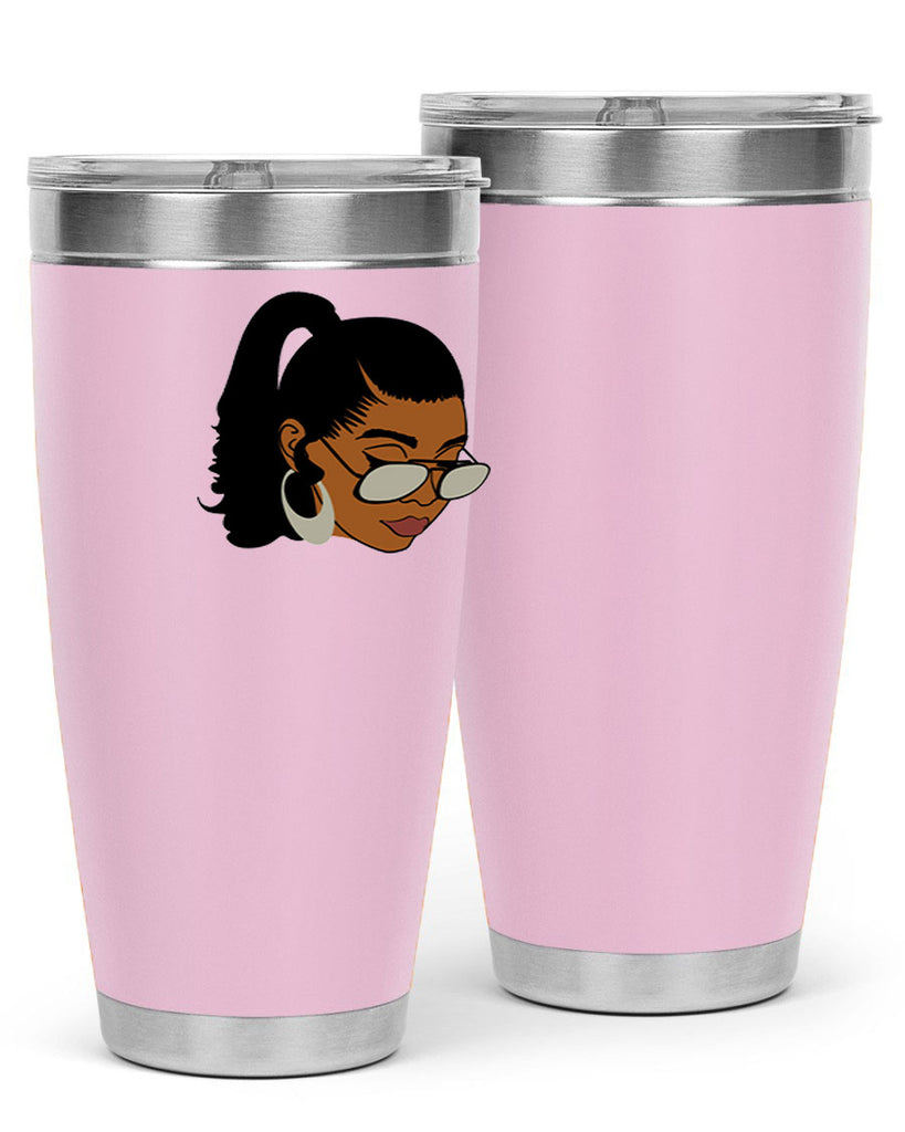 black afro 42#- women-girls- Tumbler