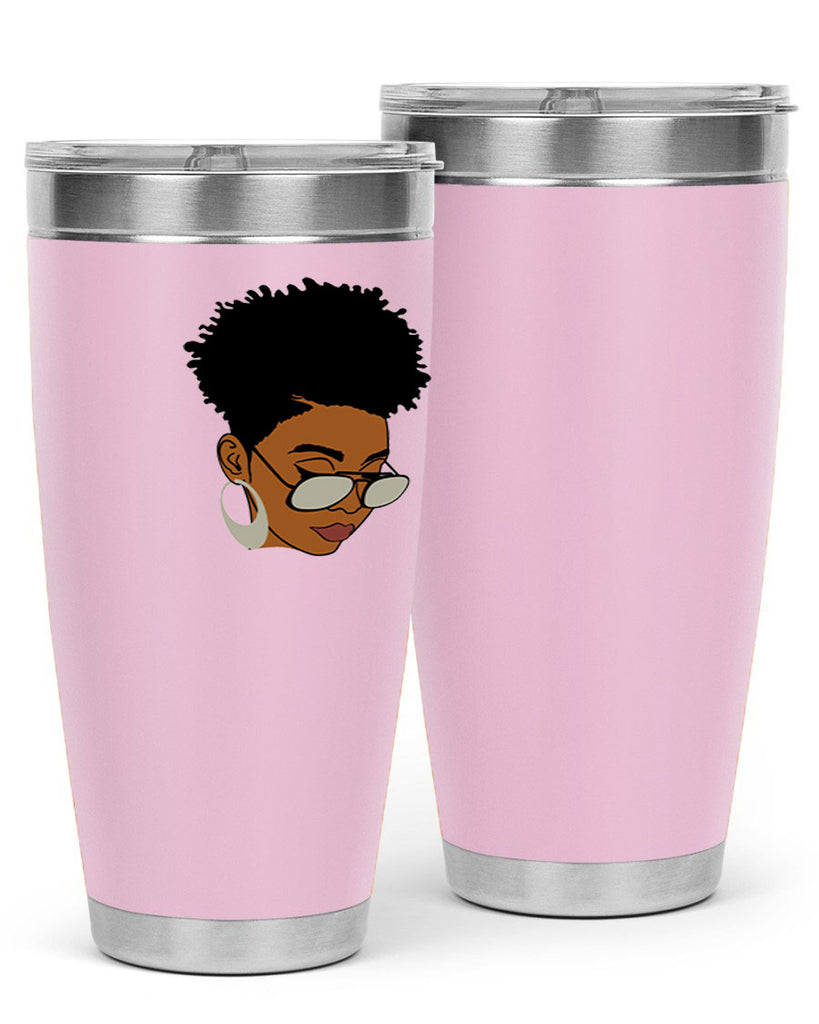 black afro 44#- women-girls- Tumbler