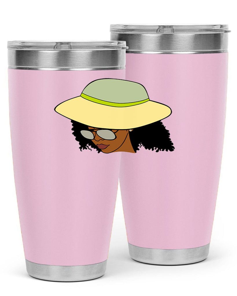 black afro 45#- women-girls- Tumbler