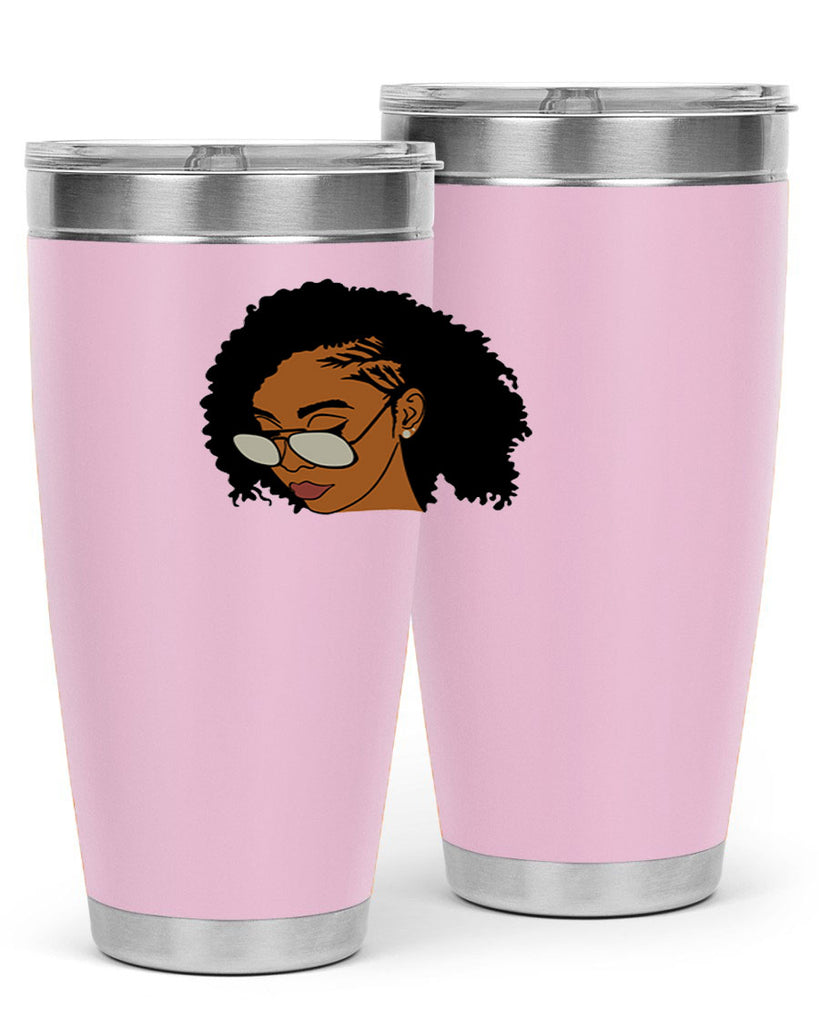 black afro 47#- women-girls- Tumbler