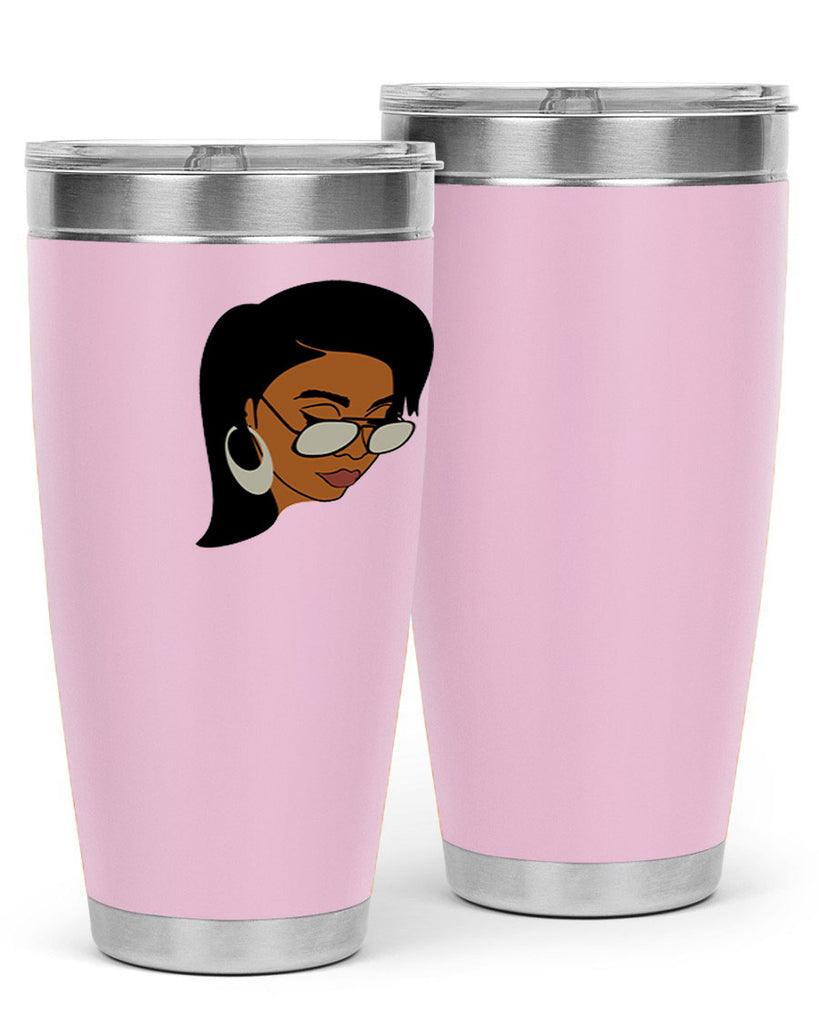 black afro 48#- women-girls- Tumbler