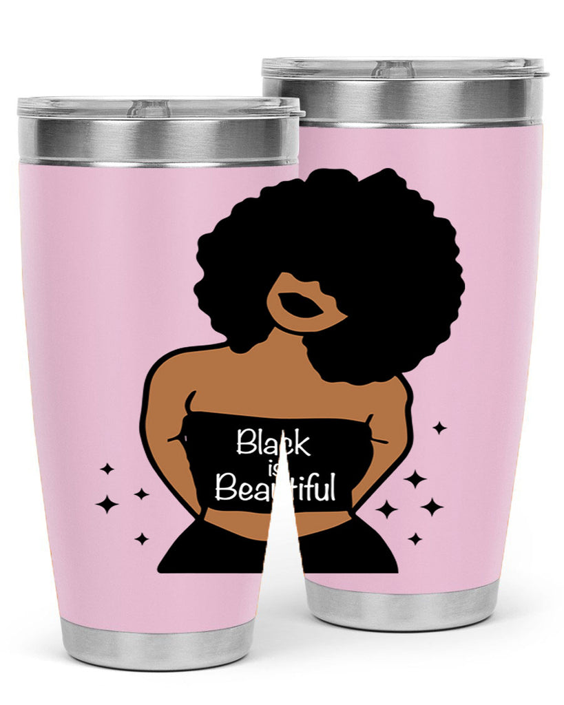 black is beautiful 16#- women-girls- Tumbler