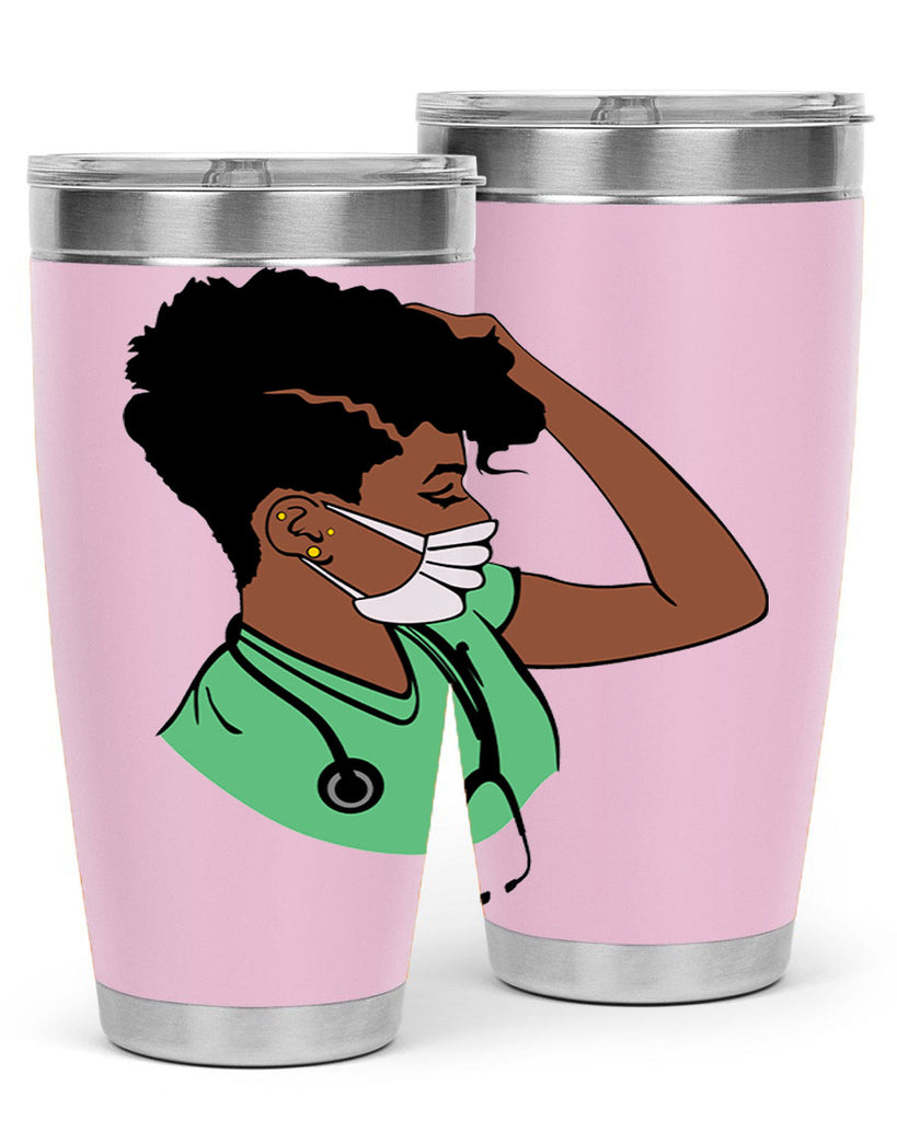 black nurse 2#- women-girls- Tumbler