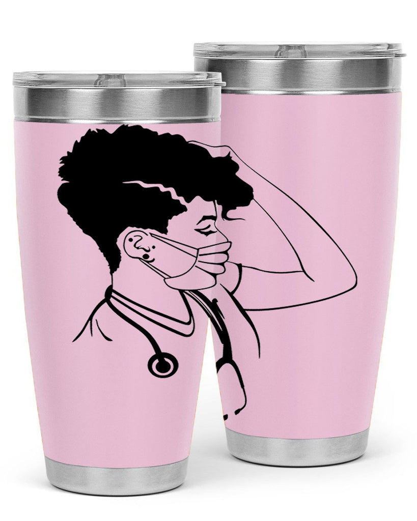 black nurse 3#- women-girls- Tumbler