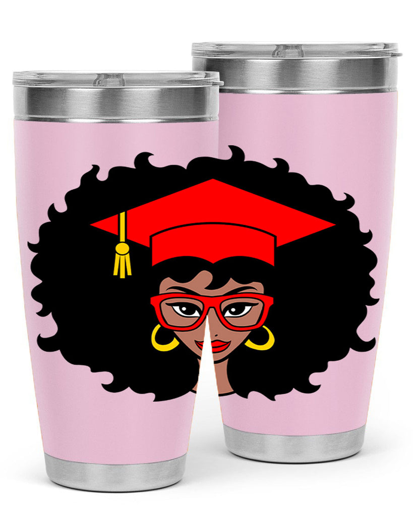 graduation black woman 32#- women-girls- Tumbler
