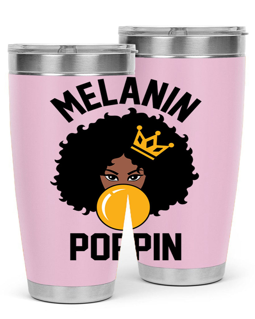 melanin poppin afro girl 25#- women-girls- Tumbler