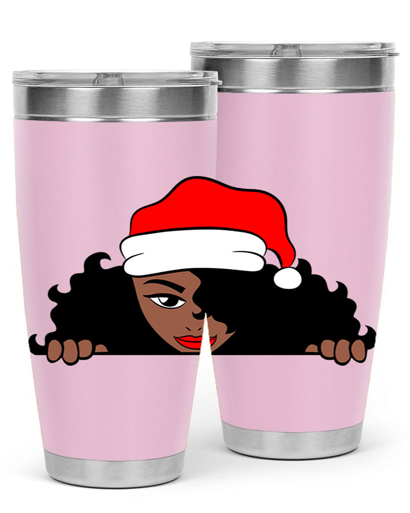 peekaboo santa girl 22#- women-girls- Tumbler