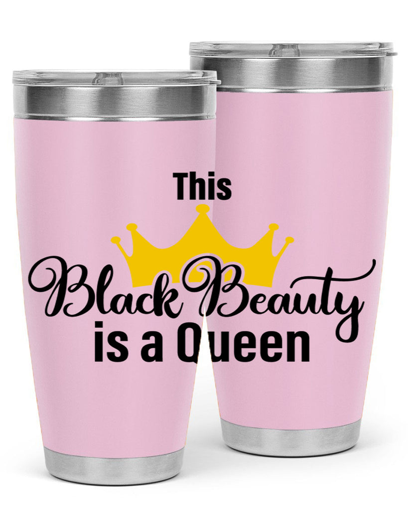 this black beauty is a queen Style 3#- women-girls- Tumbler