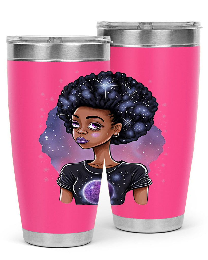 Sparkling Black Girl Design 11#- women-girls- Tumbler