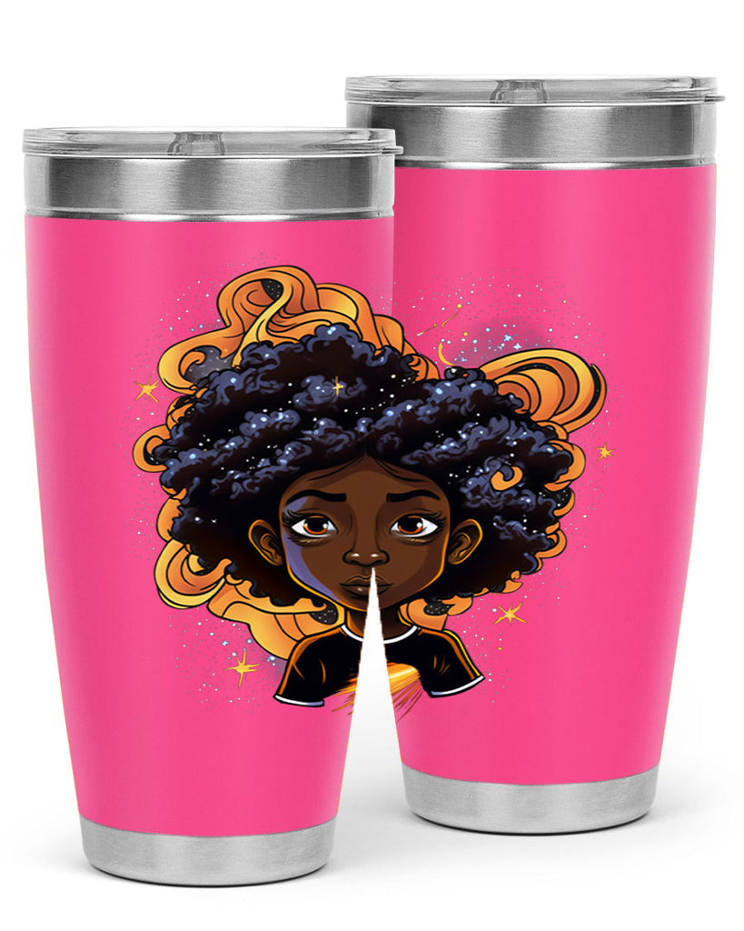 Sparkling Black Girl Design 12#- women-girls- Tumbler