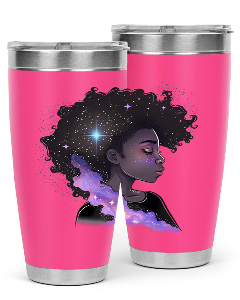Sparkling Black Girl Design 4#- women-girls- Tumbler