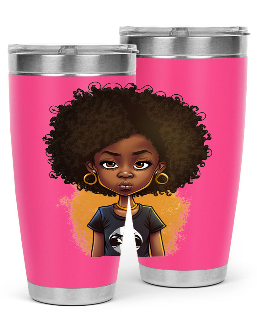 Sparkling Black Girl Design 8#- women-girls- Tumbler
