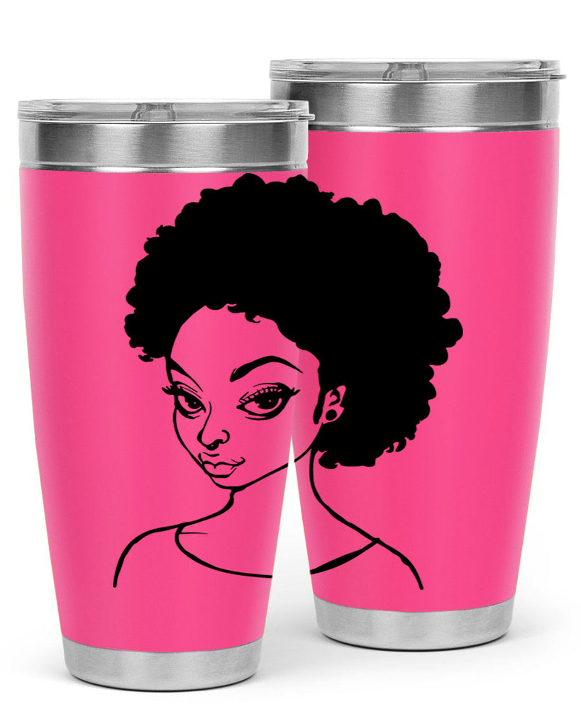 afro woman girl lady 68#- women-girls- Tumbler
